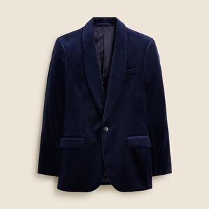 J. Crew Ludlow Slim Fit Shawl Collar Tuxedo Jacket in Velvet Maroon